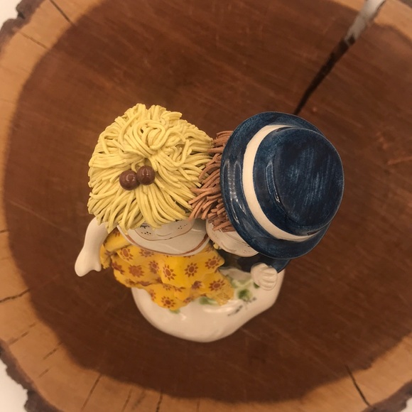 VTG Lino Zampiva Spaghetti Ware Boy & Girl Figurine 6" Signed & Stamped - Picture 7 of 11
